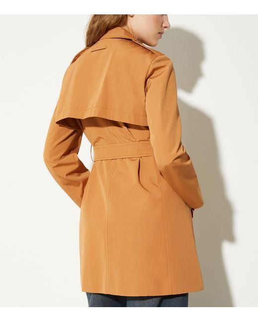 MAX&Co. Brown Double-Breasted Trench Coat
