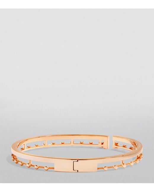 Marli New York Metallic Medium And Diamond Avenues Bangle