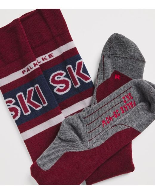 Falke Red Sk2 Skiing Socks