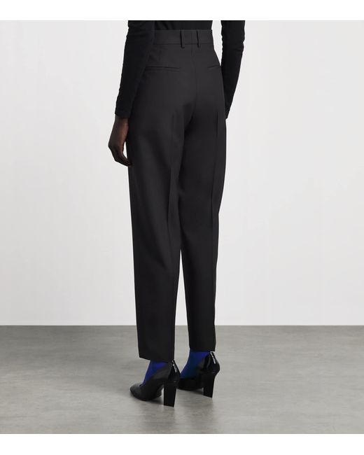 Jil Sander Blue Virgin Wool Tailored Trousers