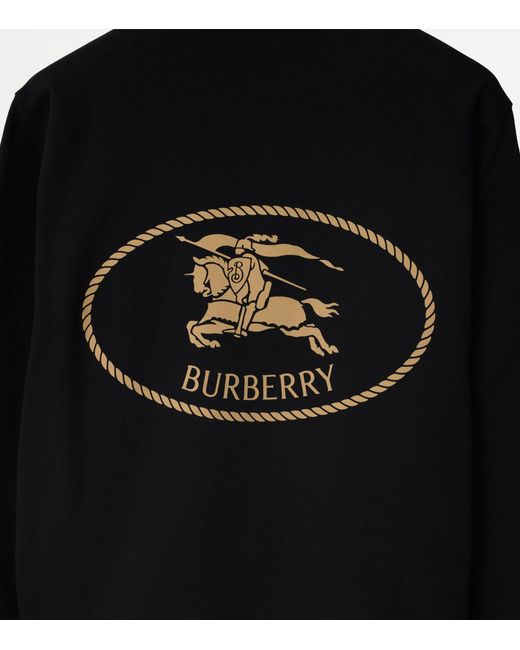 Burberry Black Ekd-Print Sweatshirt for men