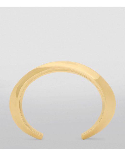 Saint Laurent Metallic Organic Cuff Bracelet