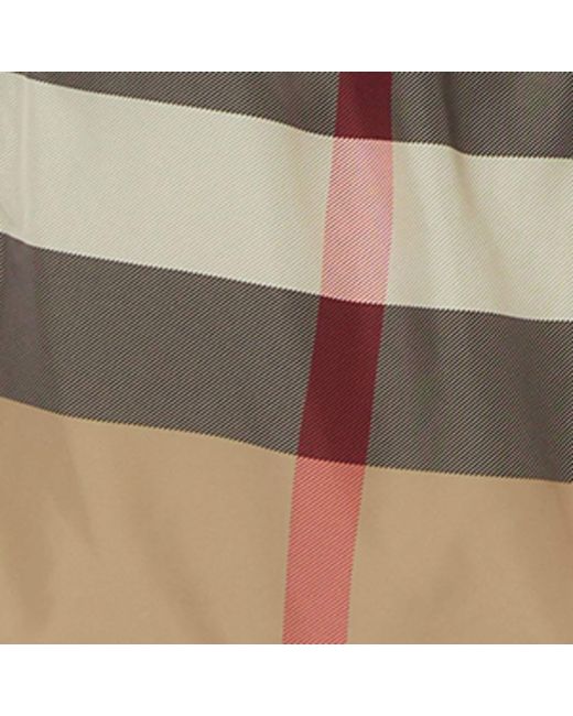 Burberry Natural Check Swim Shorts for men