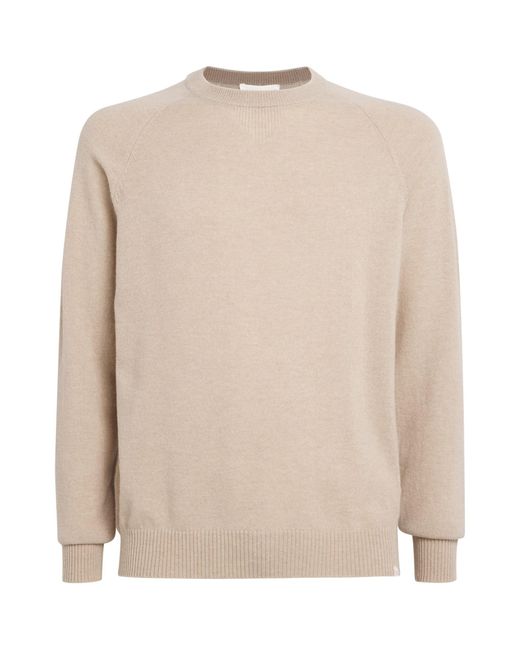 Derek Rose Natural Cashmere Finley Sweatshirt for men