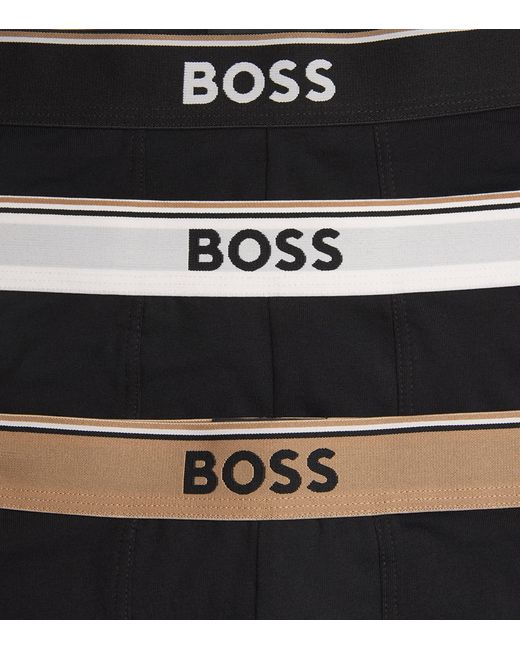 Boss Black Stretch-Cotton Power Trunks for men