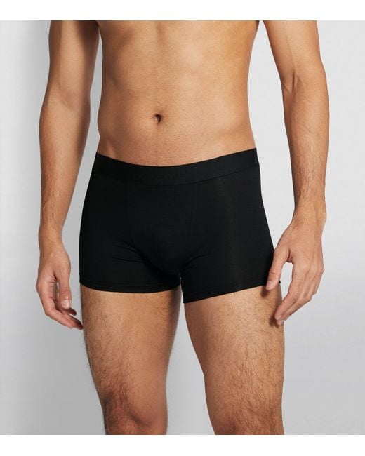 Zimmerli of Switzerland Black 700 Pureness Boxer Briefs for men