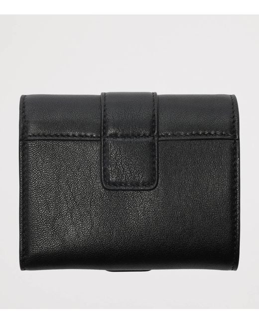 Burberry Black Leather Rider Wallet