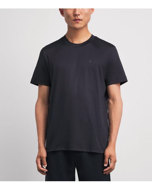 Bogner Black Cotton Logo Ryan T-Shirt for men