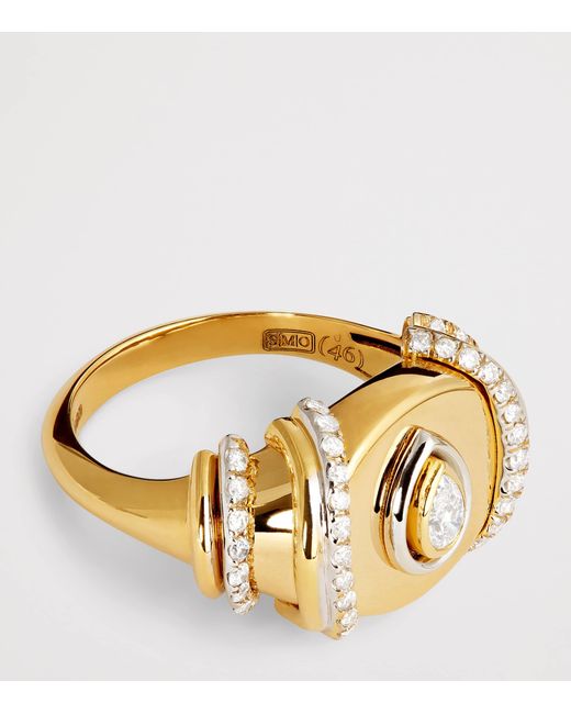 L'Atelier Nawbar Metallic And Diamond N*93 Sailor Moon Pinky Ring