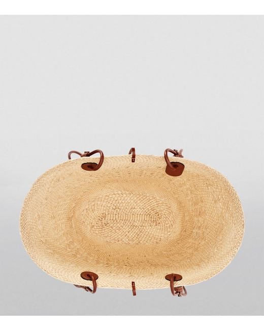 Loewe Natural X Paula's Ibiza Anagram Basket Bag