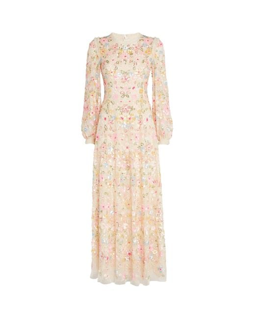 Needle & Thread Natural Shimmer Fairytale Gown