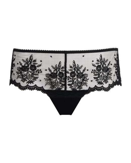 Simone Perele Black Lace Intrigue Briefs