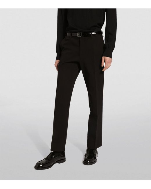 Dolce & Gabbana Black Tailored Trousers for men