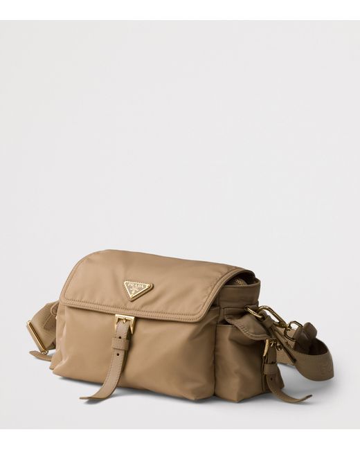 Prada Brown Medium Re-Nylon Shoulder Bag
