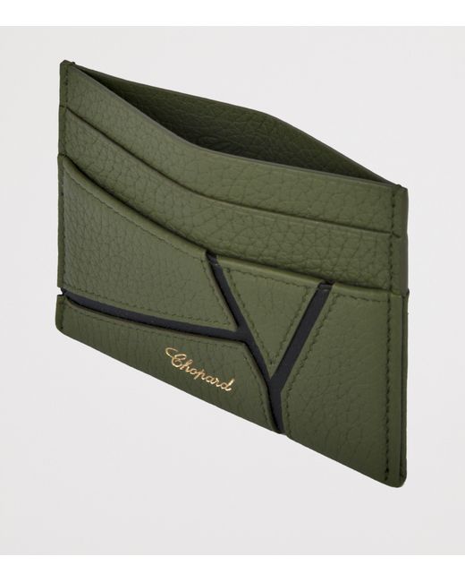 Chopard Green Small Leather Diamond Card Holder