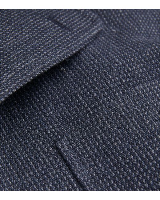 Polo Ralph Lauren Blue Linen-wool Polo Soft Sport Jacket for men