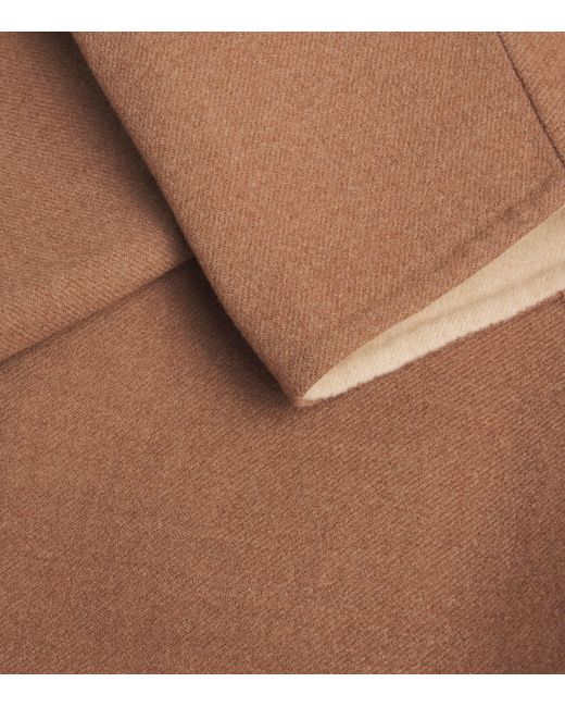 Eleventy Brown Wool Collared Coat