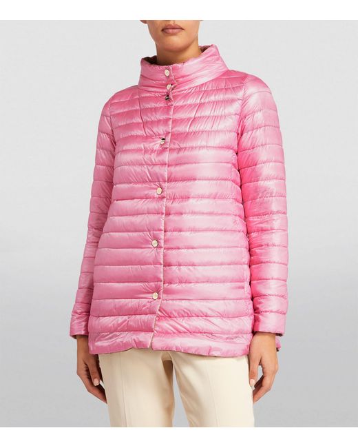 Herno Pink Reversible Puffer Coat