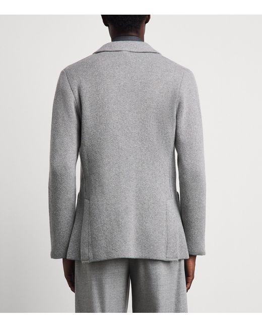 Lardini Gray Cashmere Blazer for men