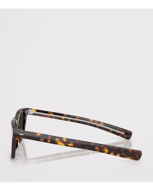 Oliver Peoples Green Acetate Maestro Pillow Sunglasses