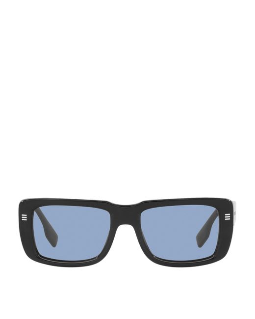 Burberry Blue Rectangle Jarvis Sunglasses for men