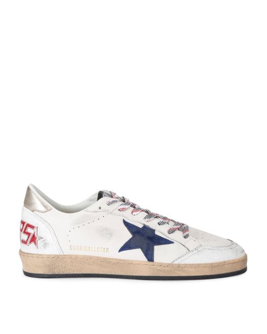 Golden Goose Deluxe Brand White Ball Star Sneakers for men