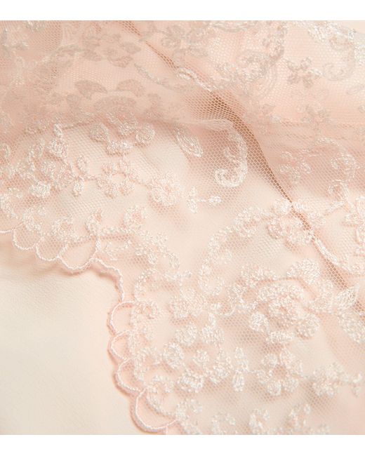 Simone Rocha White Lace-detail Slip Dress