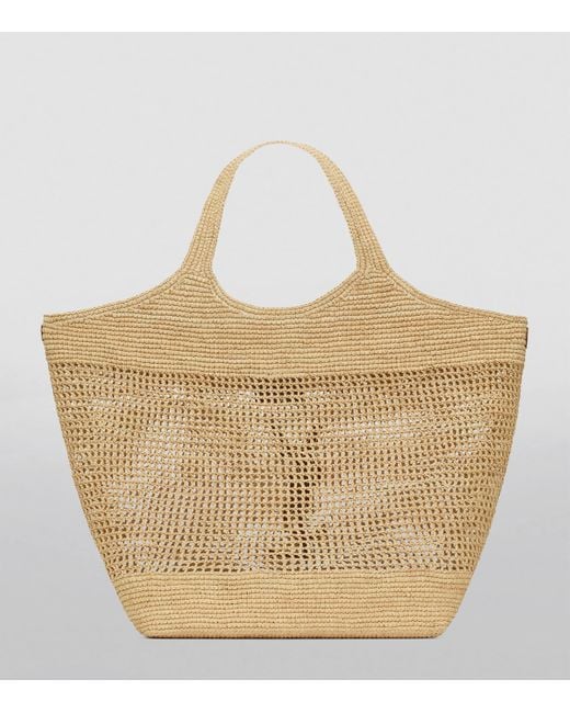 Saint Laurent Metallic Icare Tote Bag