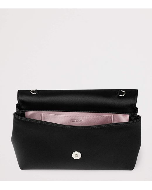 Jimmy Choo Black Satin Bow Mini Bag