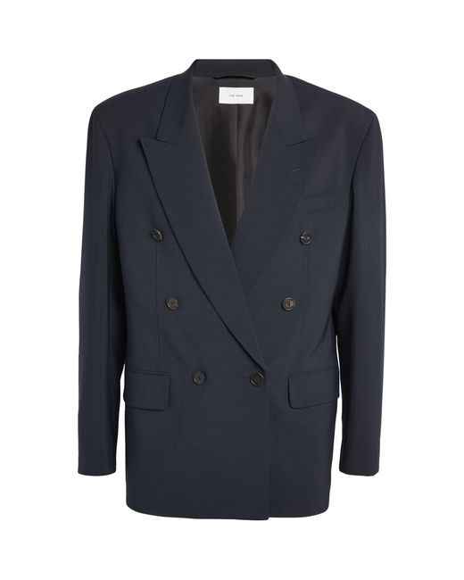 The Row Blue Virgin Wool-blend Marri Suit Jacket for men