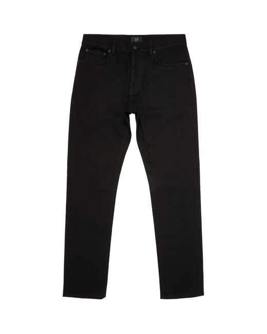 Dunhill Denim Relaxed Jeans in Black for Men | Lyst