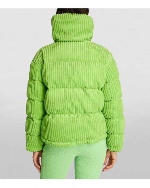 Chunky corduroy shop puffer jacket