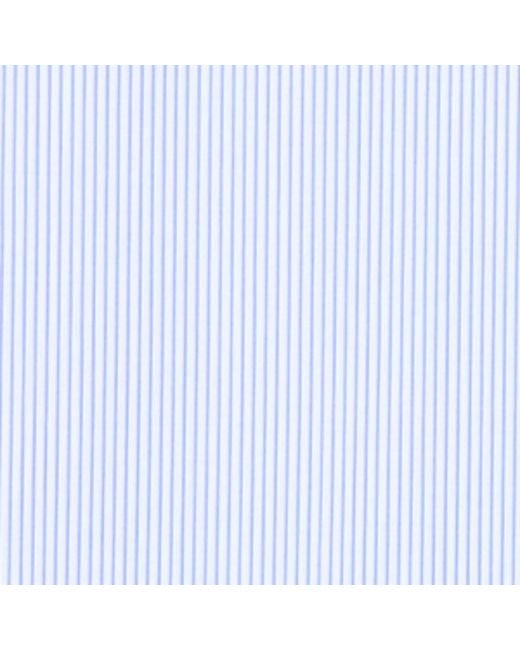 Saint Laurent White Stripe Cassandre Shirt for men