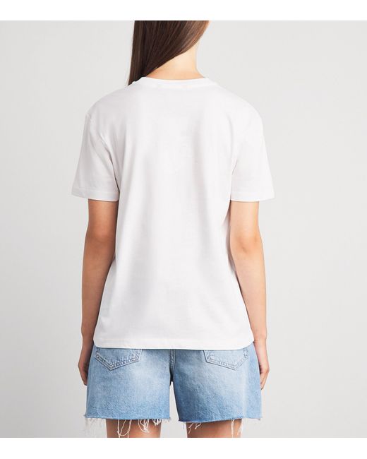 Barbour White Cotton Fawley T-Shirt