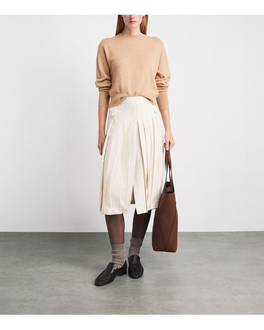 LeKasha Natural Organic Cashmere Menorca Sweater