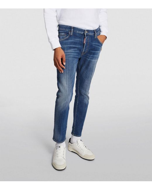DSquared² Blue Skater Skinny Jeans for men