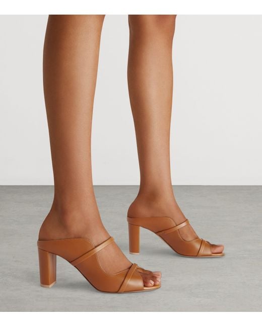 Malone Souliers Brown Leather Norah Heeled Sandals 70