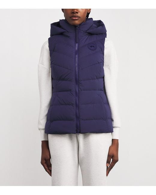 Canada Goose Blue Water-Repellent Down Clair Gilet