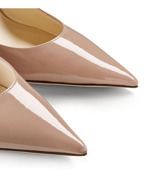 Jimmy Choo Natural Bing 100 Leather Mules
