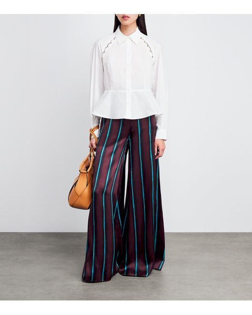 Claudie Pierlot White Cotton Poplin Shirt