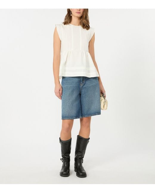 Weekend by Maxmara Blue Denim Shorts