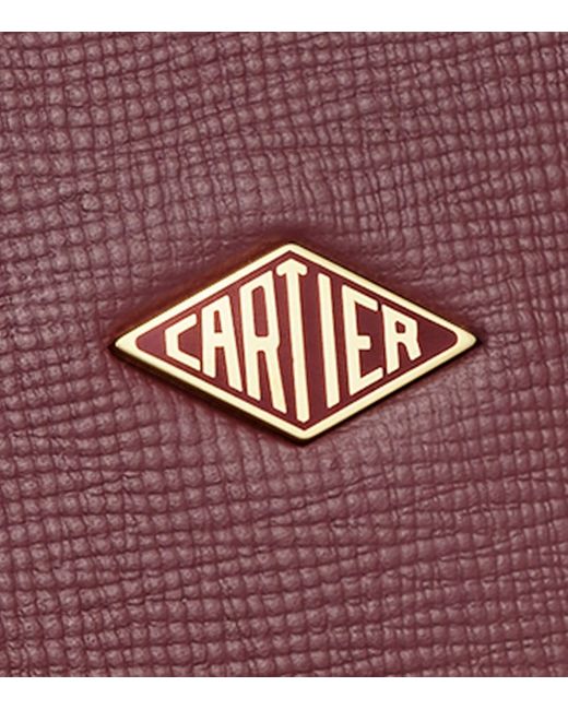 Cartier Purple Leather Losange Document Holder