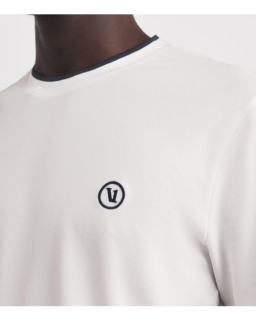 vuori White Logo Gamepoint T-Shirt for men