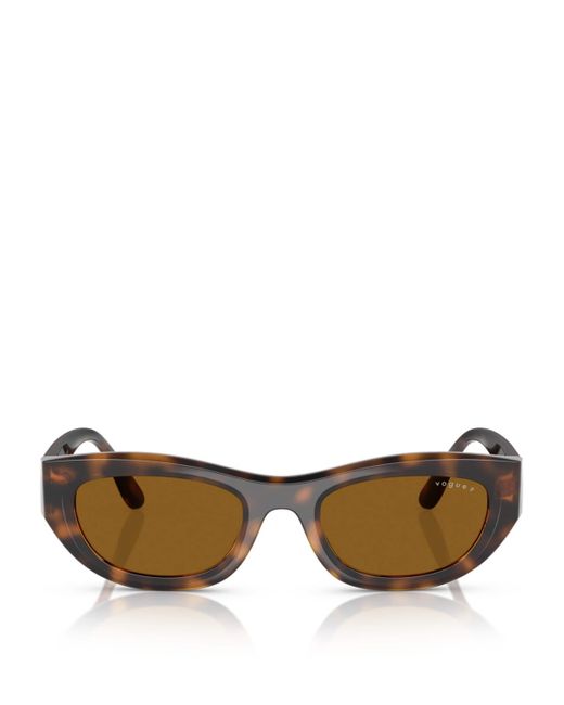 Vogue Brown Nylon Sunglasses