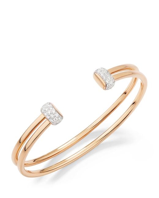 Pomellato Natural And Diamond Together Bangle