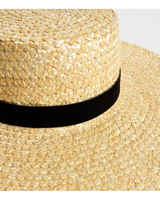 Lack of Color Natural Raffia Mira Boater Hat