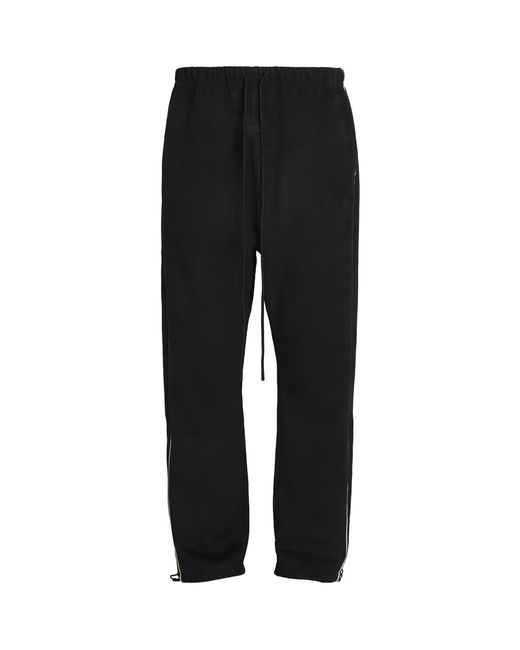 Fear Of God Black Faux Suede Relaxed Sweatpants for men