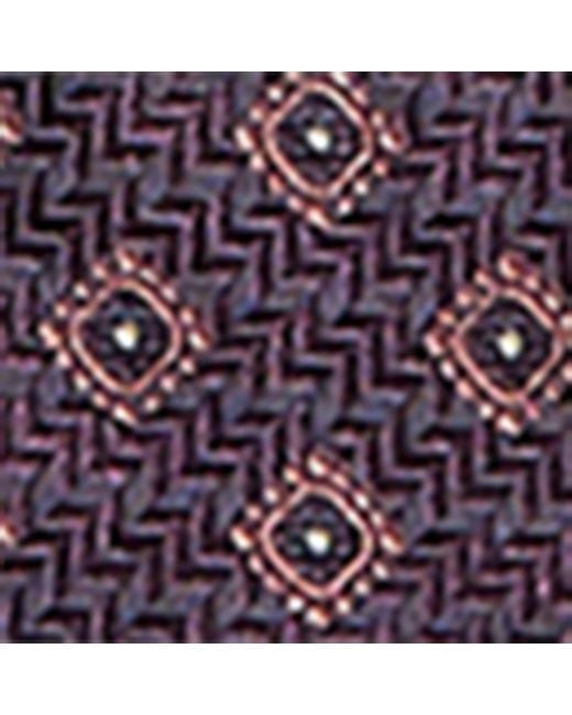 Brunello Cucinelli Purple Silk Jacquard Tie for men