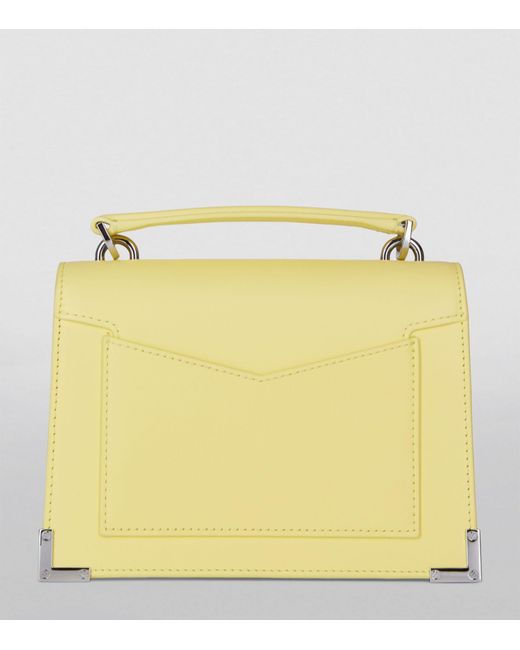 The Kooples Yellow Small Leather Emily Cross-body Bag