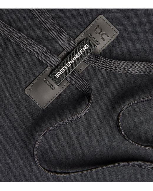 On Shoes Gray Technical Hoodie for men